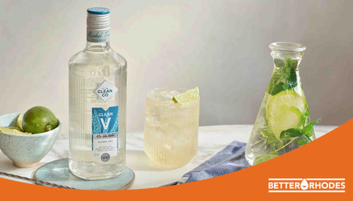 Bottle of Clean V NA Vodka