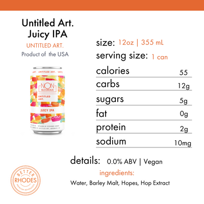 Untitled Art. Non-Alcoholic Juicy IPA | 6-pack