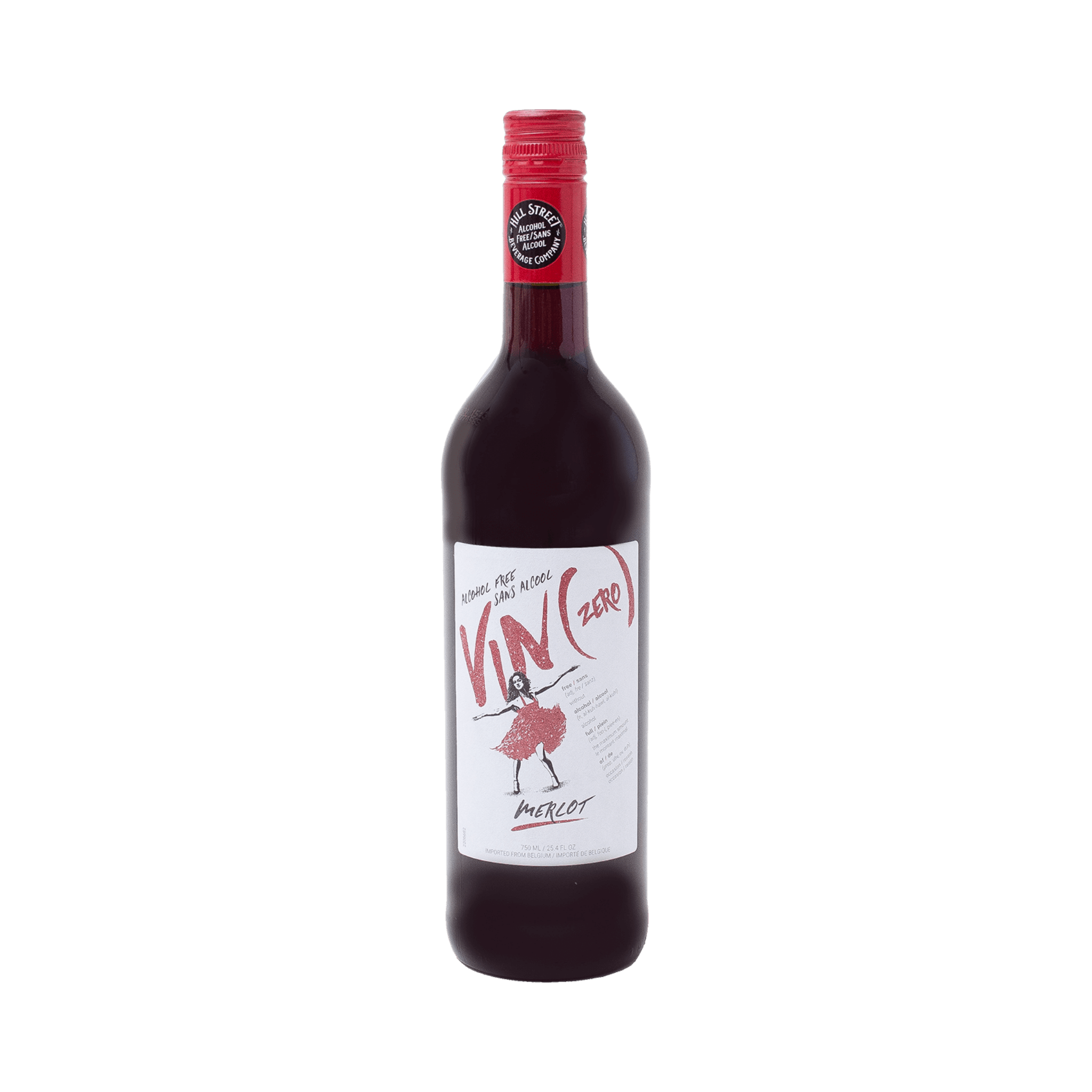 Vin Non Alcoholic Merlot, Red Wine Without Alcohol