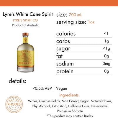 Lyre's White Cane Non-Alcoholic Rum
