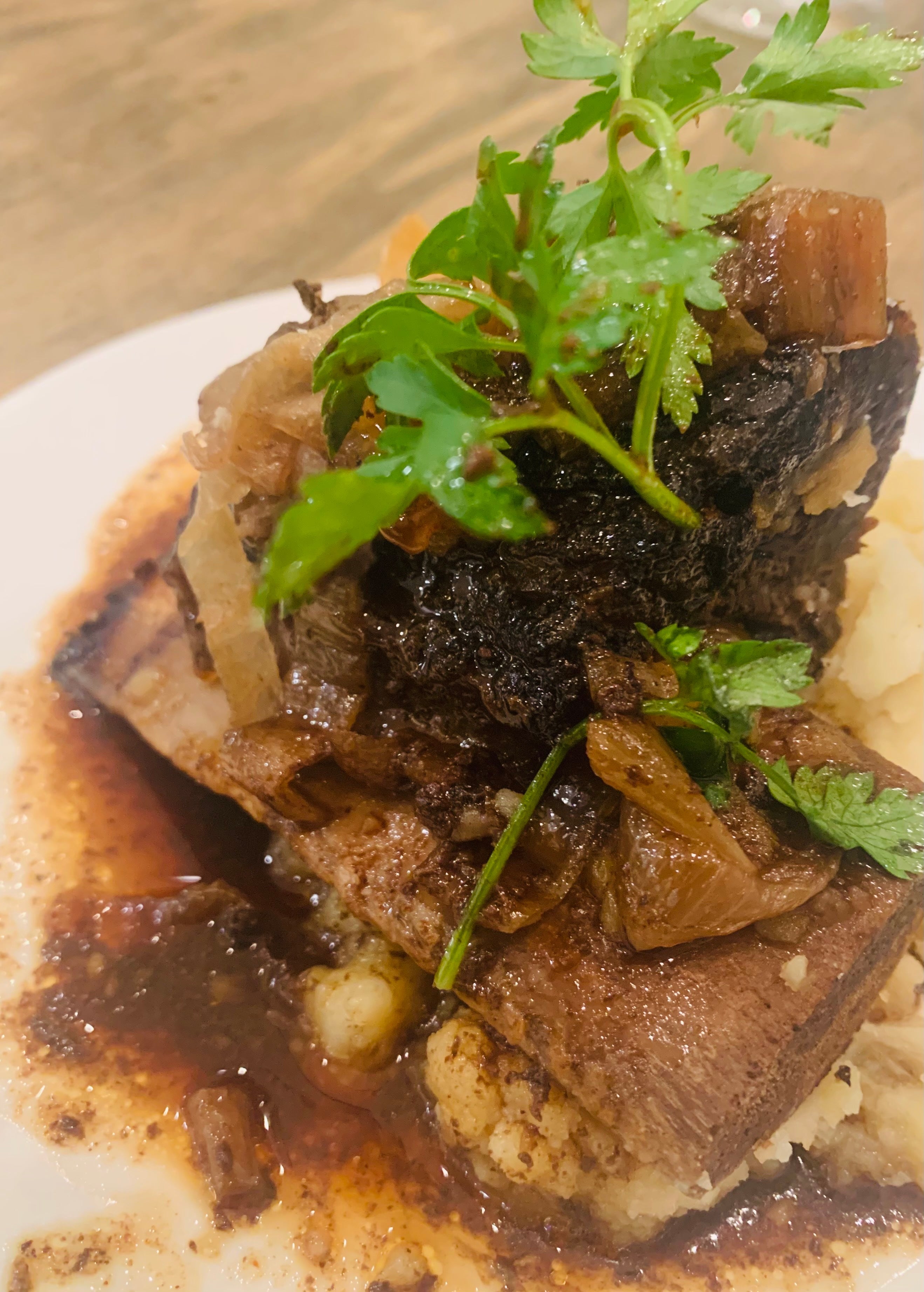 Cooking With Amy: Grüvi Stout Short Ribs and Mashed Potatoes