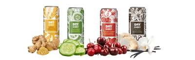 DRY botanical bubbly cans