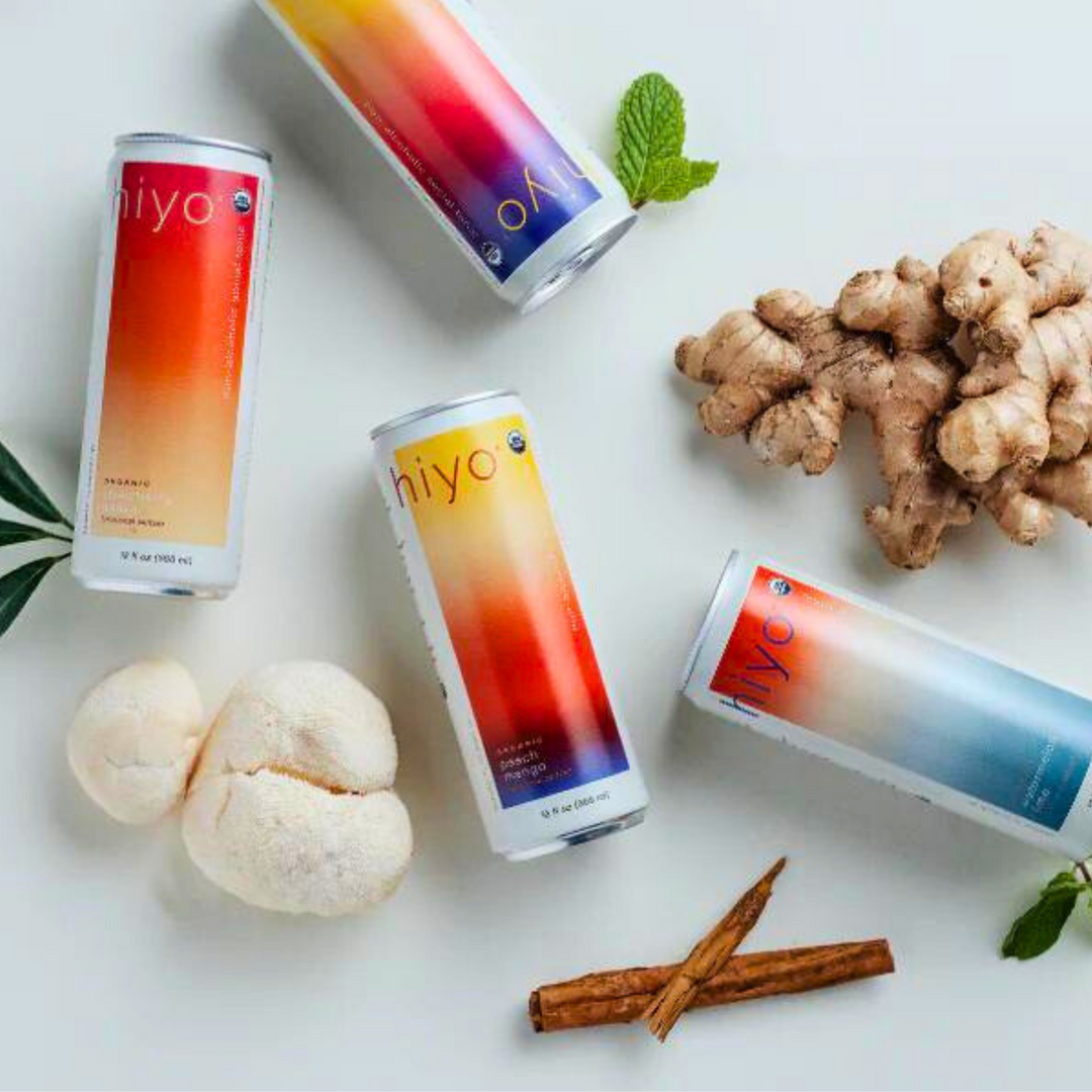 -Hiy0-ひよ- hiyo | passion fruit tangerine, non-alcoholic functional seltzer