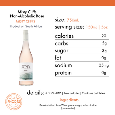 Misty Cliffs Non-Alcoholic Rosé