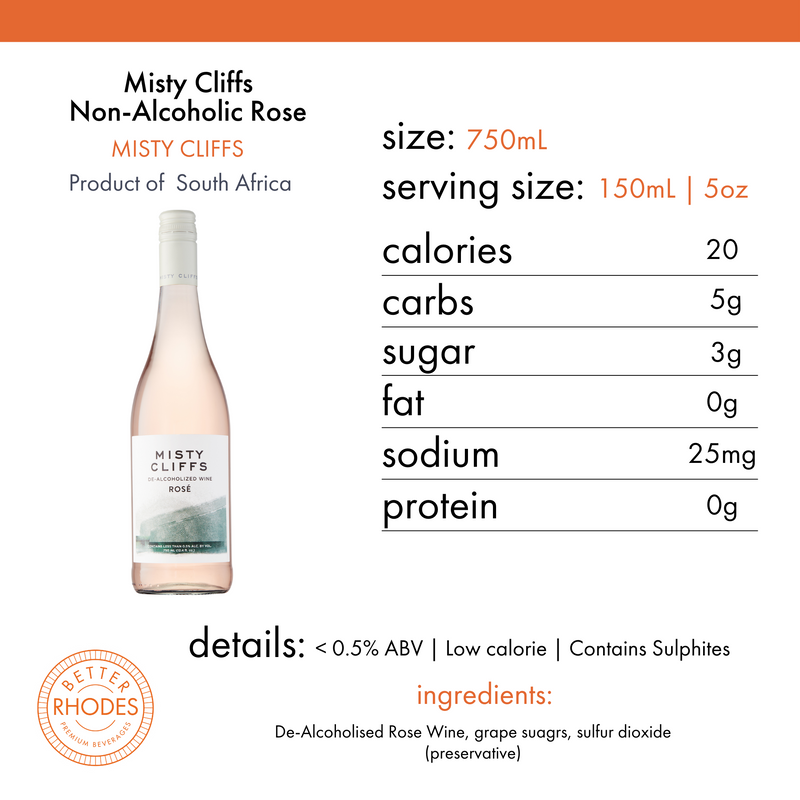 Misty Cliffs Non-Alcoholic Rosé