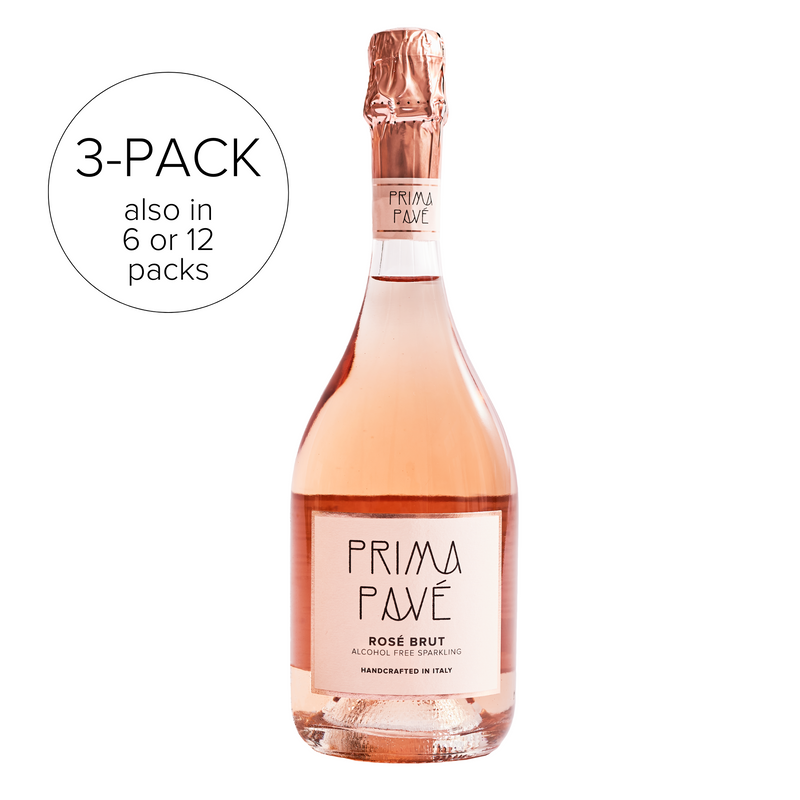 Prima Pavé Rose Brut Sparkling Non-Alcoholic Wine