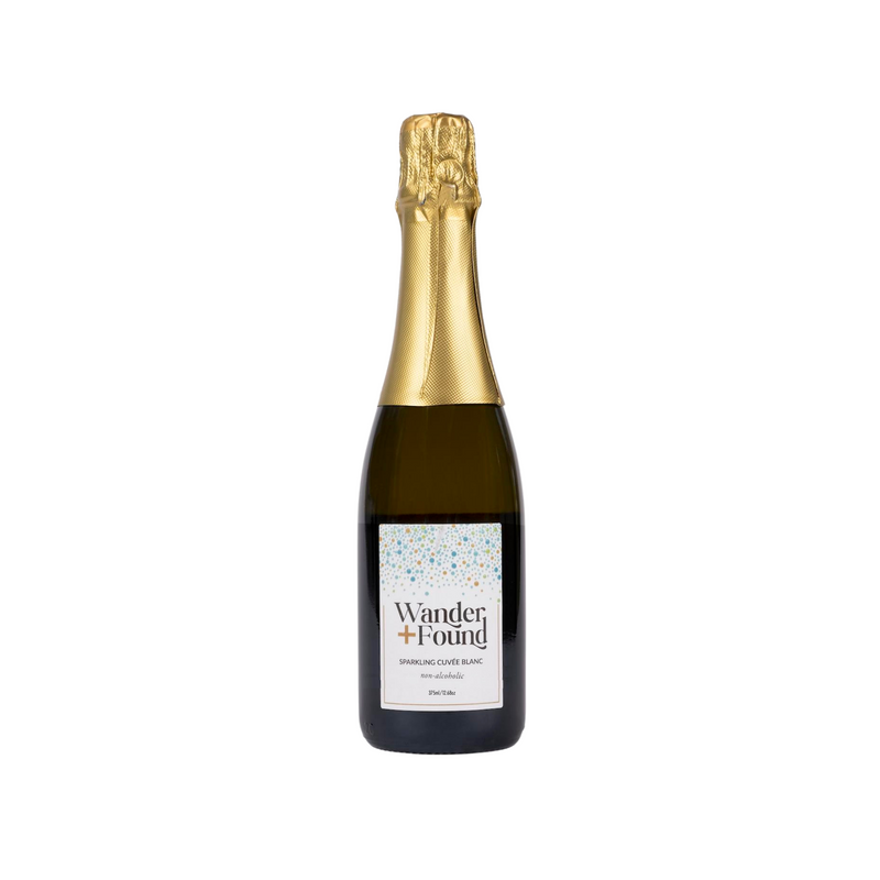 Wander + Found Non-Alcoholic Sparkling Cuvée Blanc | 375 mL bottle Packs