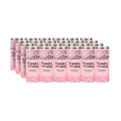 Wander + Found Non-Alcoholic Sparkling Rosé Cans