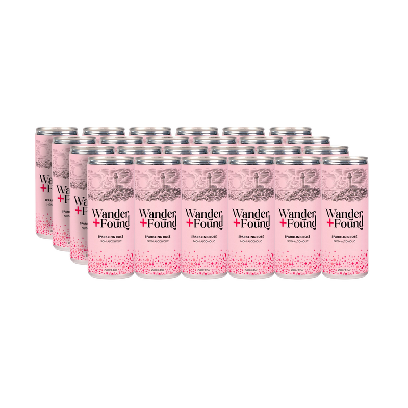 Wander + Found Non-Alcoholic Sparkling Rosé Cans