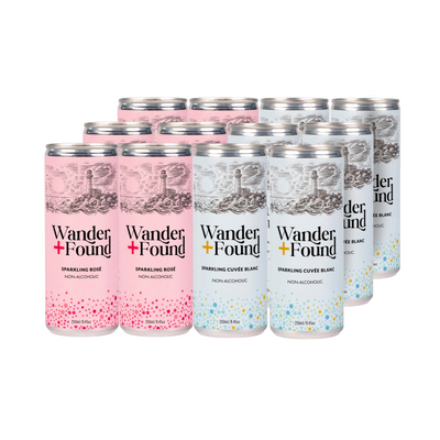 Wander + Found Non-Alcoholic Sparkling Wine Cans DUO Packs