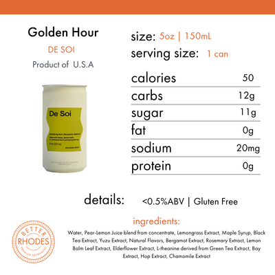 De Soi Golden Hour Non-Alcoholic Apéritif | 4-pack