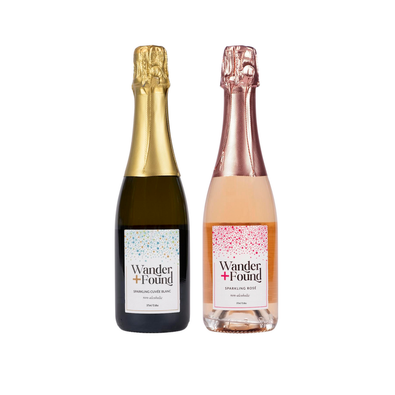 Wander + Found Non-Alcoholic Sparkling Wines | 375 mL bottle DUO Packs