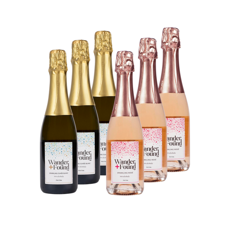 Wander + Found Non-Alcoholic Sparkling Wines | 375 mL bottle DUO Packs