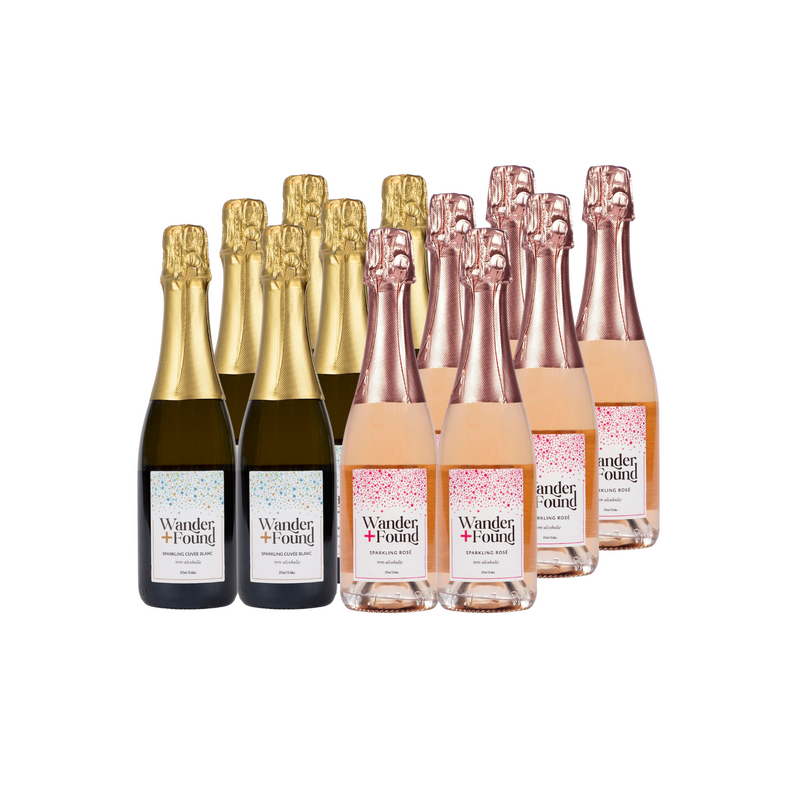 Wander + Found Non-Alcoholic Sparkling Wines | 375 mL bottle DUO Packs