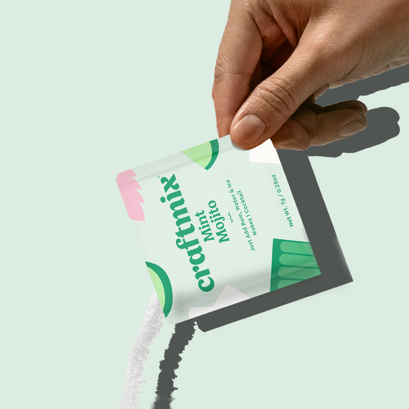 Craftmix Mint Mojito Cocktail Mix Packets | 12-pack