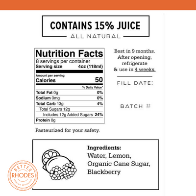 Simple Times Mixers Alcohol-Free Blackberry Lemonade