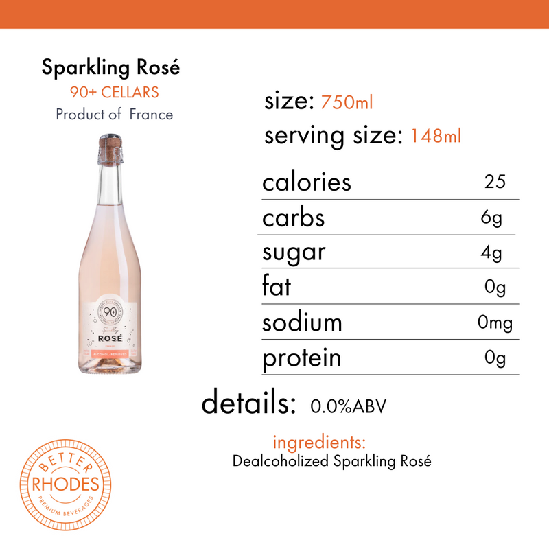 90+ Cellars Non-Alcoholic Sparkling Rosé