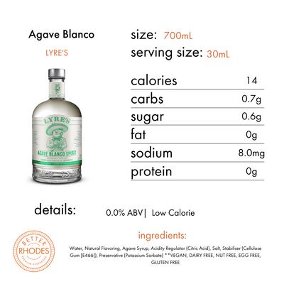 Lyre's Agave Blanco Non-Alcoholic Tequila