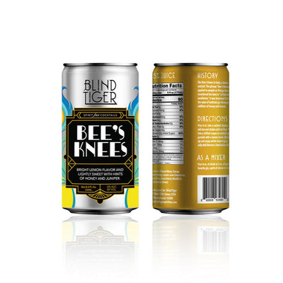 Bee's Knees Non-Alcoholic Cocktail by Blind Tiger | 4-pack