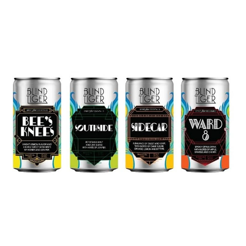 Blind Tiger Non-Alcoholic Cocktails Variety 4-Pack