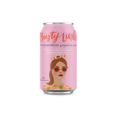 Busty Lush She's Glamorous Non-Alcoholic Grapefruit Paloma | 4-pack