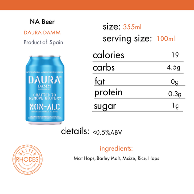 Daura Damm Non-Alcoholic Beer | 6-pack
