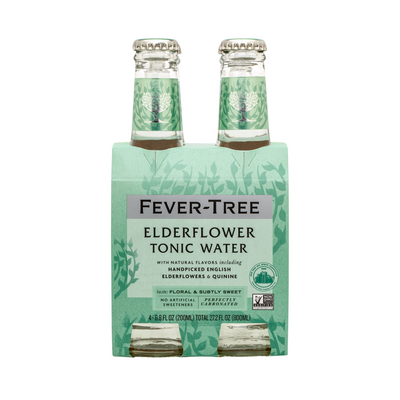 Fever Tree Elderflower Tonic Water | 4-pack