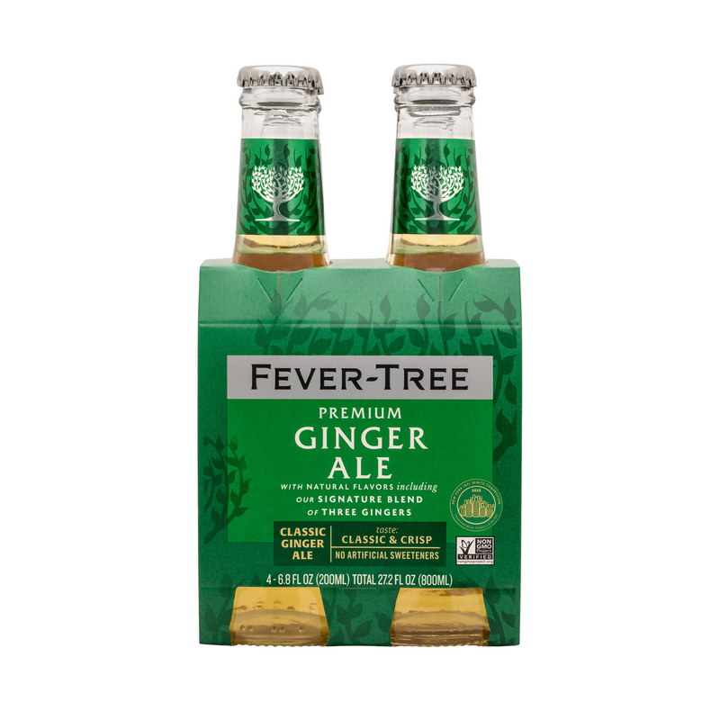 Fever Tree Premium Ginger Ale | 4-pack