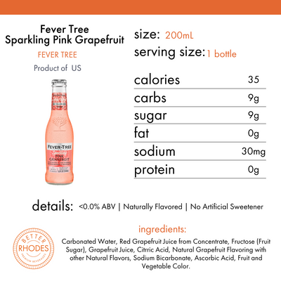 Fever Tree Sparkling Pink Grapefruit | 4-pack