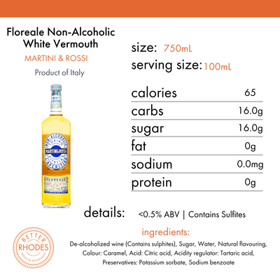 Martini & Rossi Floreale Non-Alcoholic White Vermouth