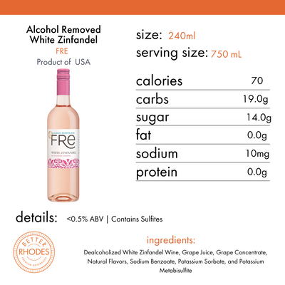 Fre Non-Alcoholic White Zinfandel Packs