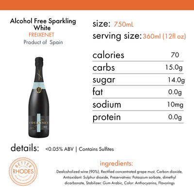 Freixenet Alcohol-Removed Sparkling White Wine