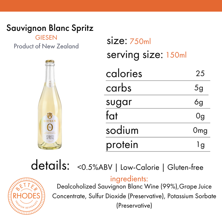 Buy Giesen Non-Alcoholic Sauvignon Blanc Spritz - Better Rhodes