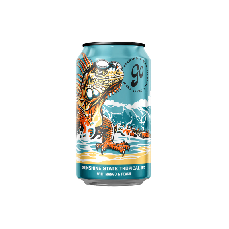 Go Brewing Non-Alcoholic Sunshine State Tropical IPA | 6-pack