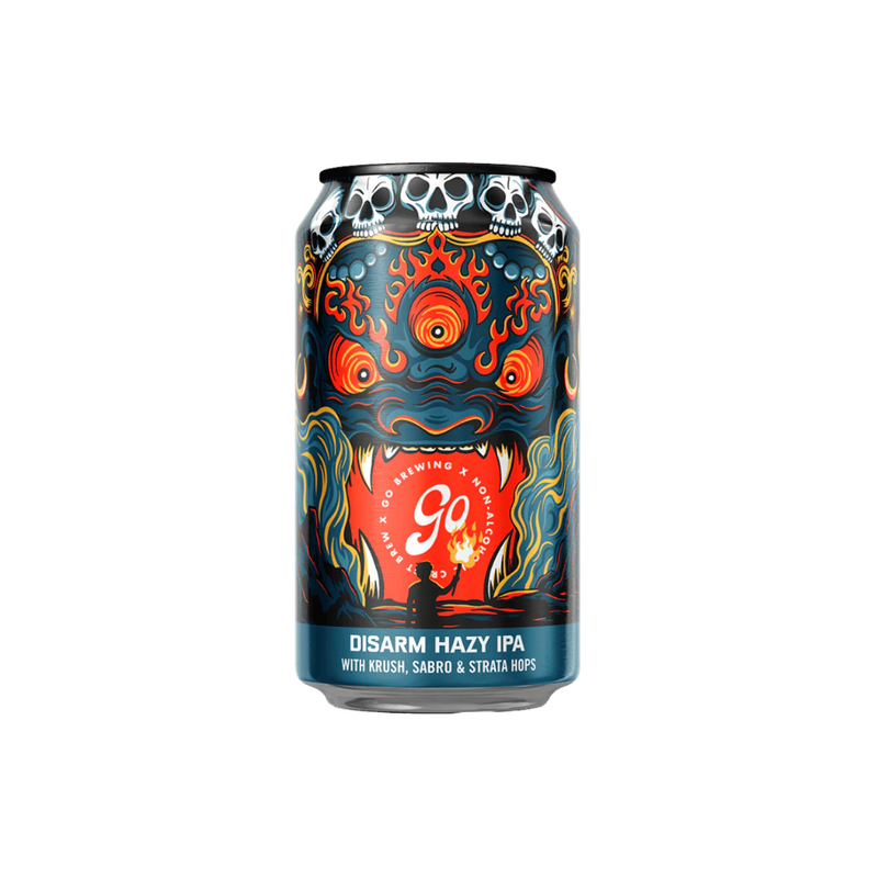 Go Brewing Non-Alcoholic Disarm Hazy IPA | 6-pack