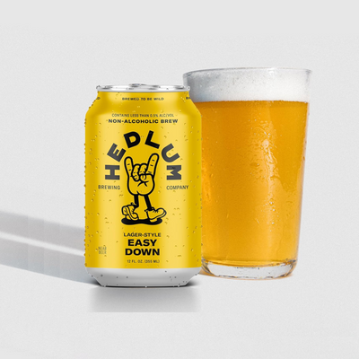 Hedlum Easy Down Non-Alcoholic Lager | 6-pack