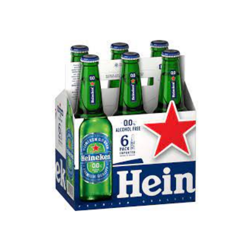 Heineken 0.0 Non Alcoholic Lager | 6-pack Bottles
