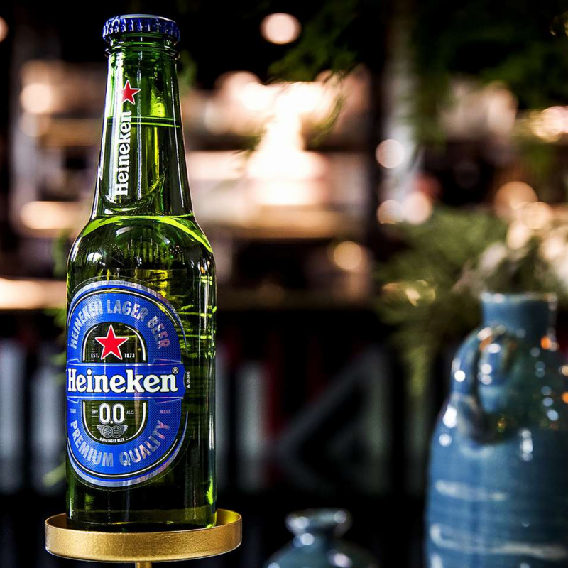 Heineken 0.0 Non Alcoholic Lager | 6-pack Bottles