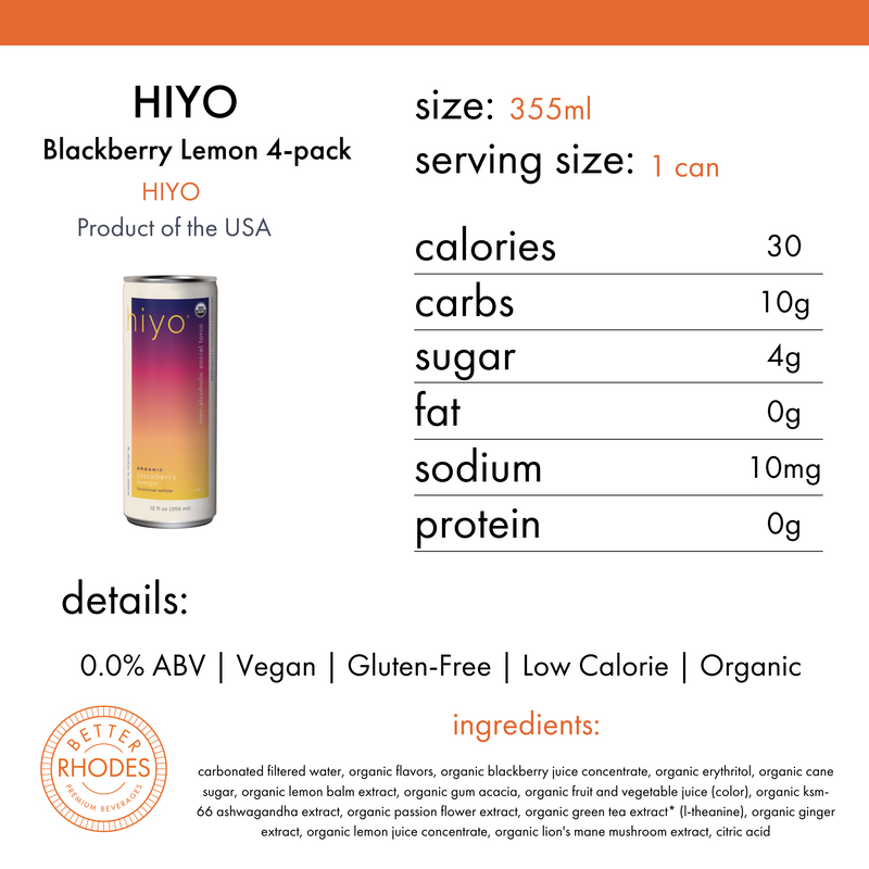 Hiyo Alcohol-Free Variety Pack | 16-pack