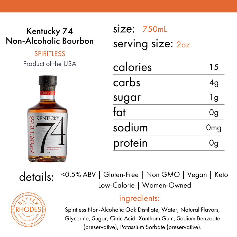 Spiritless Kentucky 74 - Non-Alcoholic Bourbon