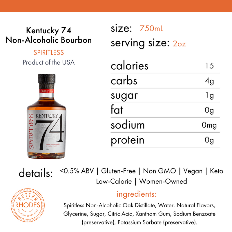 Kentucky 74 - Non-Alcoholic Bourbon