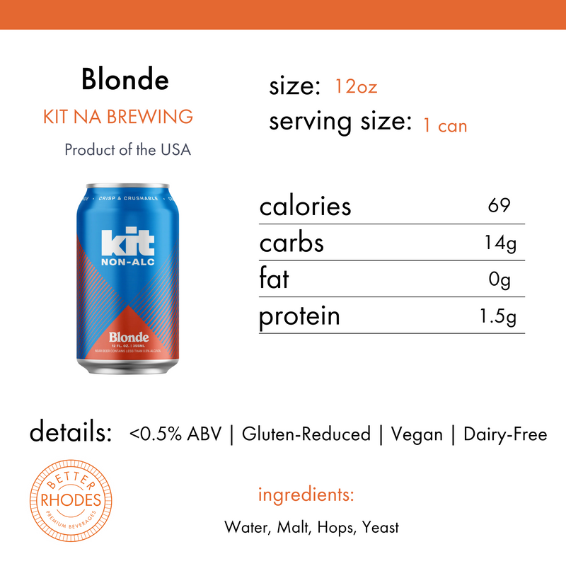 Kit NA Brewing Non-Alcoholic Blonde | 6-pack