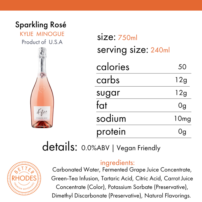 Kylie Minogue Alcohol Free Sparkling Rosé