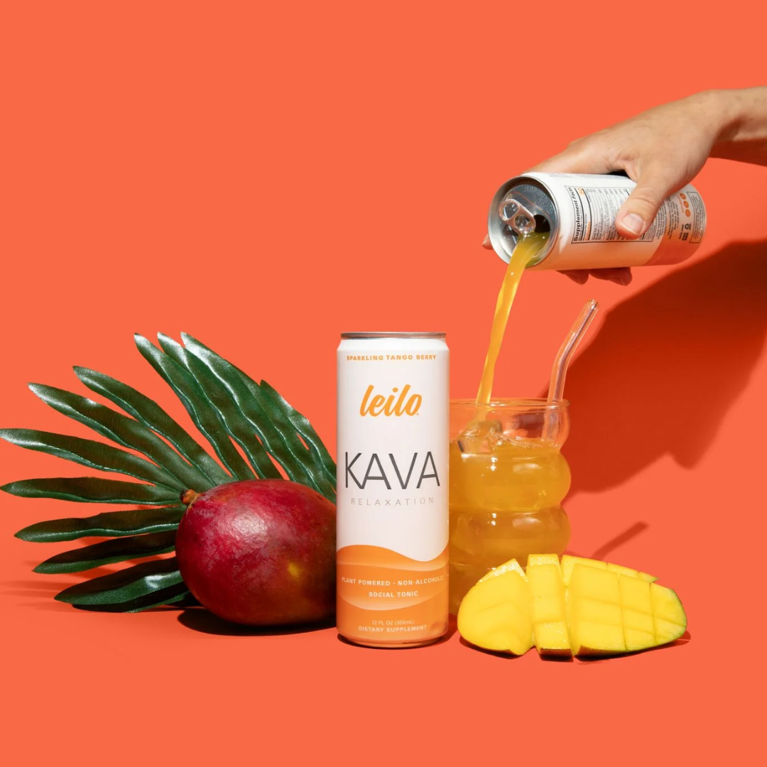 Leilo Sparkling Tango Berry Kava Social Tonic