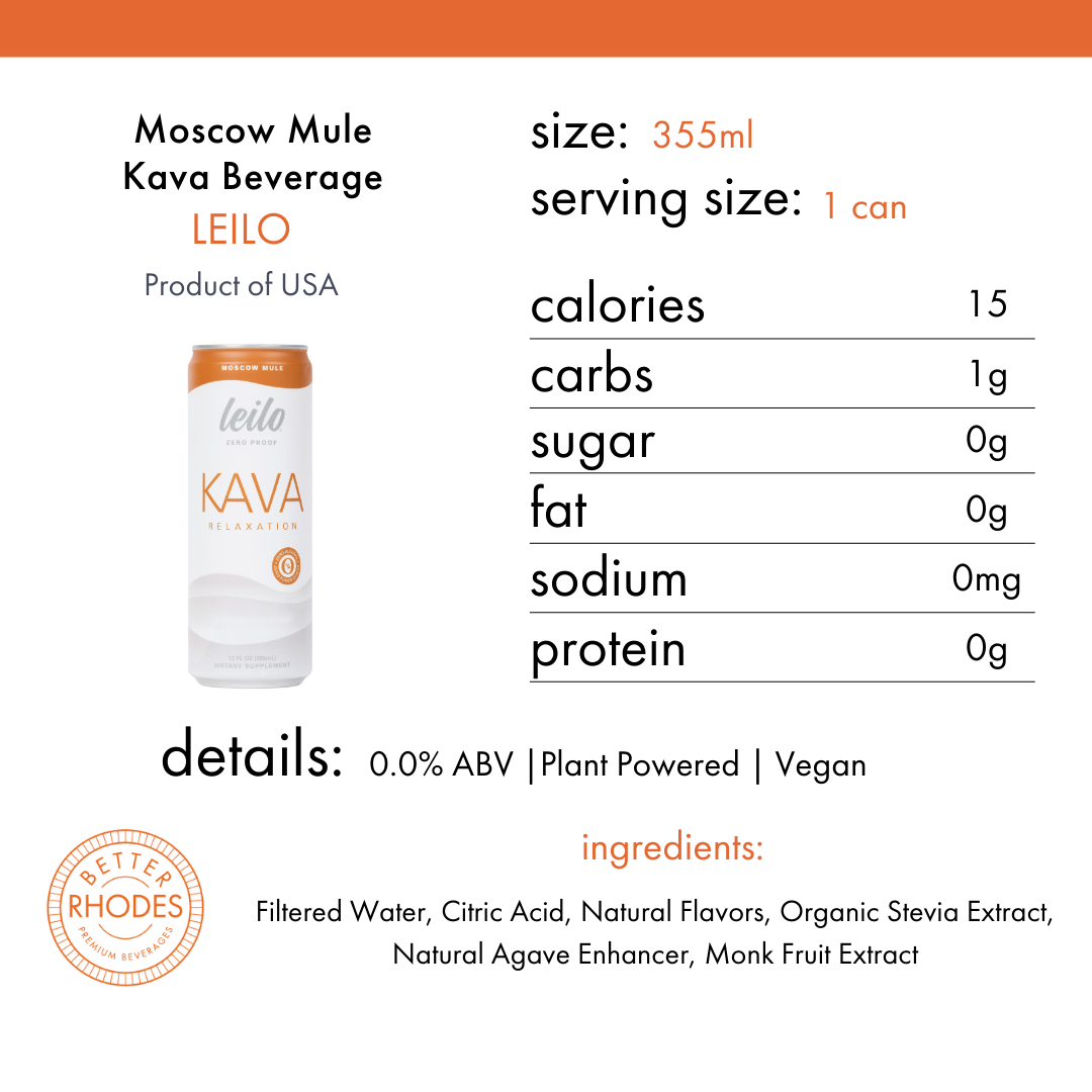 Leilo Moscow Mule | 12-pack – Better Rhodes