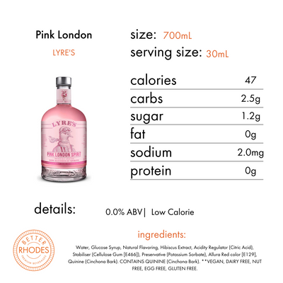 Lyre's Non-Alcoholic Pink London