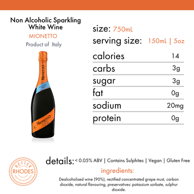 Mionetto Non Alcoholic Sparkling White Wine