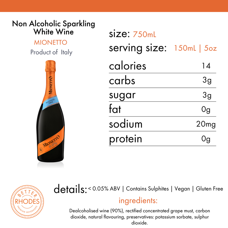 Mionetto Non Alcoholic Sparkling White Wine