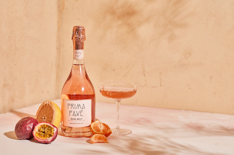 Prima Pavé Rose Brut Sparkling Non-Alcoholic Wine