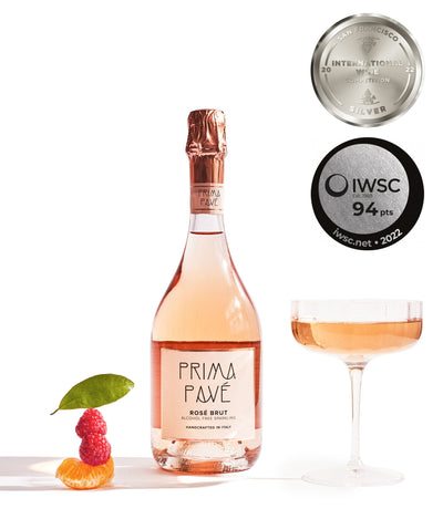 Prima Pavé Rose Brut Sparkling Non-Alcoholic Wine